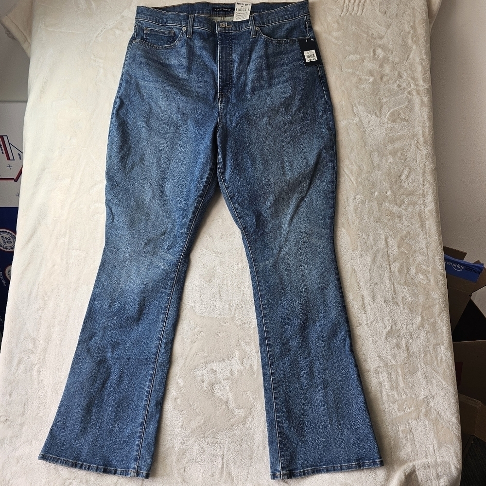 Lucky Brand Bianca Jeans Women’s 18 High Rise Bootcut NWT NEW $129